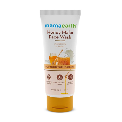 Mamaearth Face Wash Honey Malai For Nourishing Glow